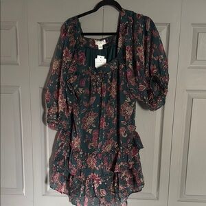 Floral Long Sleeve Dress